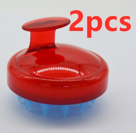 Silicone Shampoo Brush Massage Scalp Hair Brush 1618733331282