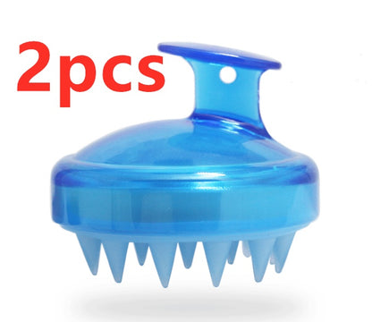 Silicone Shampoo Brush Massage Scalp Hair Brush 1618733653280