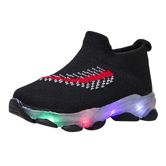 Sensor Light Led Light Socks Shoes Boys And Girls Light Shoes 1618740311365