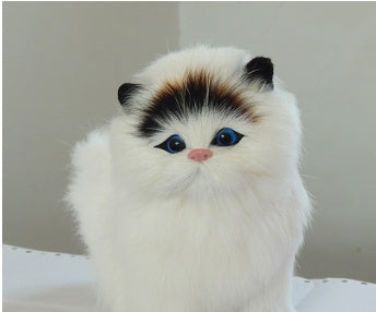 Simulation Animal Model Cat Plush Children's Toy Toy Doll 1618811670211