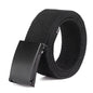 Trendy Fashion New Men'S And Women'S Trousers Solid Color Canvas Belt Men'S Belt 1618822969881