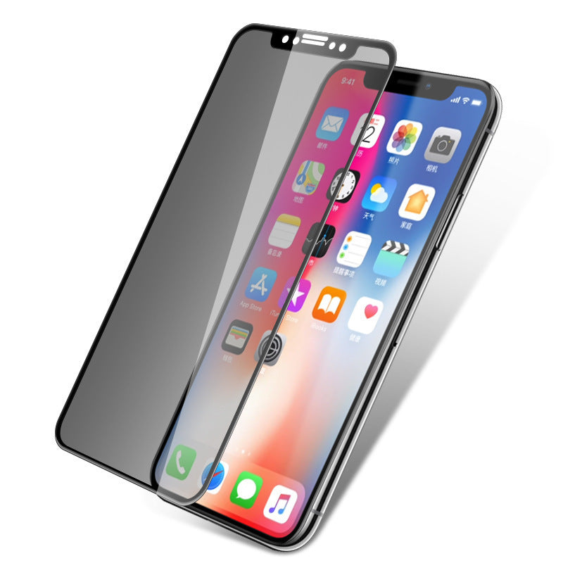 Compatible With, Compatible With , Suitable For  IPhone12ProMax Soft Edge Privacy Privacy Film 12Pro Carbon Fiber Privacy Privacy Protection Film 11 Film - 图片 2
