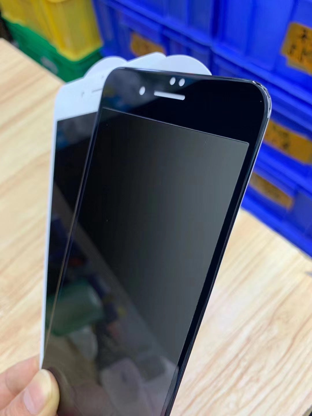 Compatible With, Compatible With , Suitable For  IPhone12ProMax Soft Edge Privacy Privacy Film 12Pro Carbon Fiber Privacy Privacy Protection Film 11 Film - 图片 3