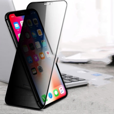 Compatible With, Compatible With , Suitable For  IPhone12ProMax Soft Edge Privacy Privacy Film 12Pro Carbon Fiber Privacy Privacy Protection Film 11 Film - 图片 1