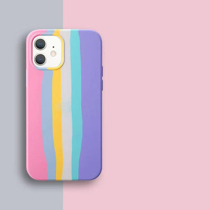 Compatible with Apple , Phone Case 11 Rainbow Liquid Shell Apple 1618836347895