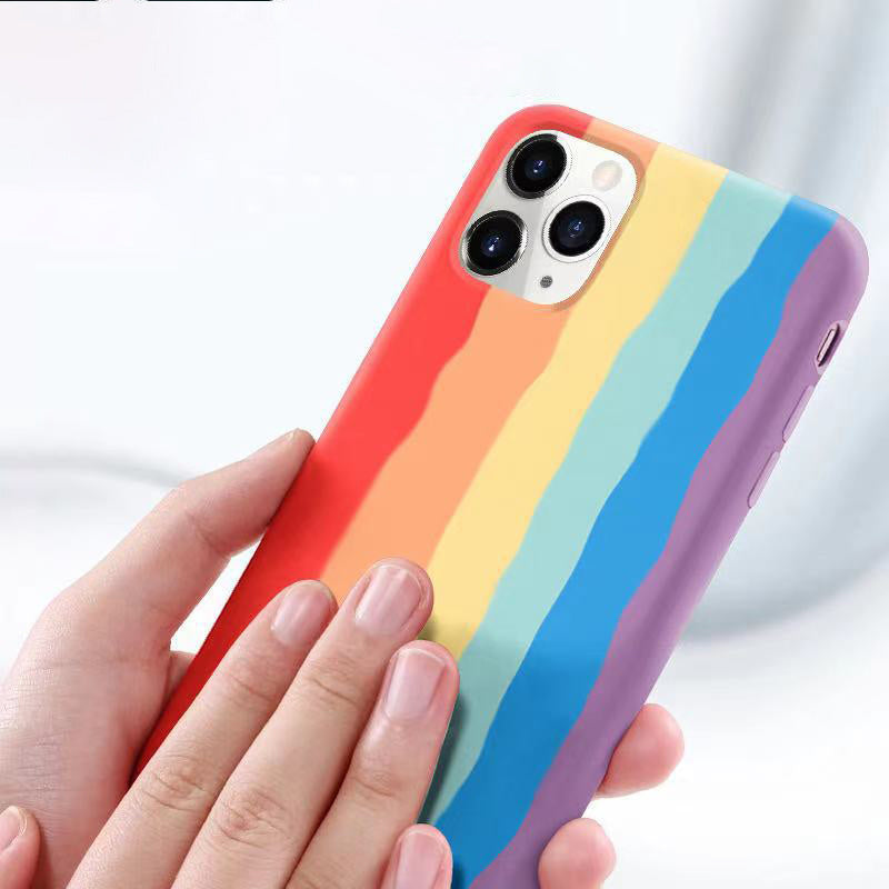 Compatible with Apple , Phone Case 11 Rainbow Liquid Shell Apple 1618836347896