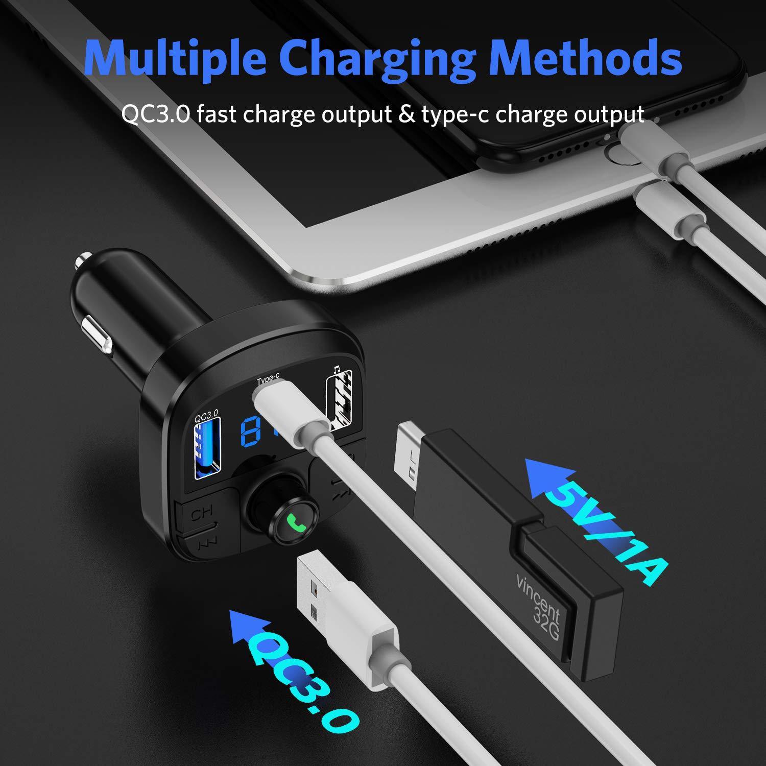 Car Mp3 Bluetooth Player Charger 1618895273592