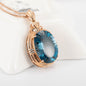 Set With Imitation South African Diamond Pendant 1618898128039