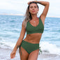Swimsuit Amazon New Style European And American Bikini Women Foreign Trade Sexy High Waist 1618913381281