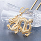 Oversized Chinese Dragon Titanium Steel Pendant 1618975033274