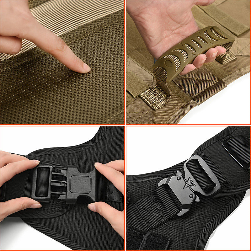 Outdoor Tactical Dog Vest For Large Dogs 1618981899382