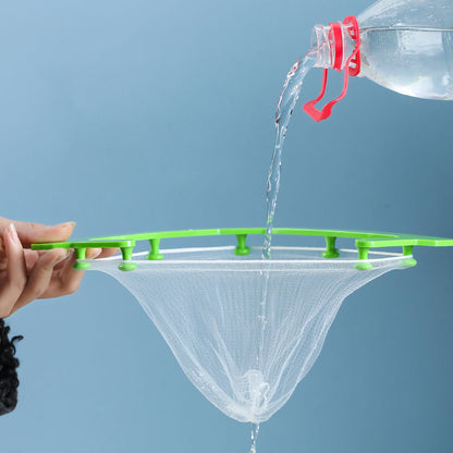 Kitchen Sink Triangle Hanging Net Storage Drain Rack Leftovers Soup Water Filter