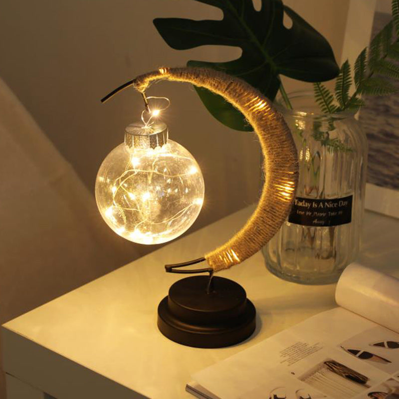 Moon Ball Shape Lamp Decoration Bedroom Decoration Night Lights 1619005481933