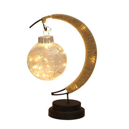 Moon Ball Shape Lamp Decoration Bedroom Decoration Night Lights 1619005481936