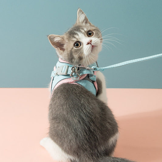 Cat Traction Rope Chest Strap To Prevent Breaking Free Pets Cat Strap 1619005676869