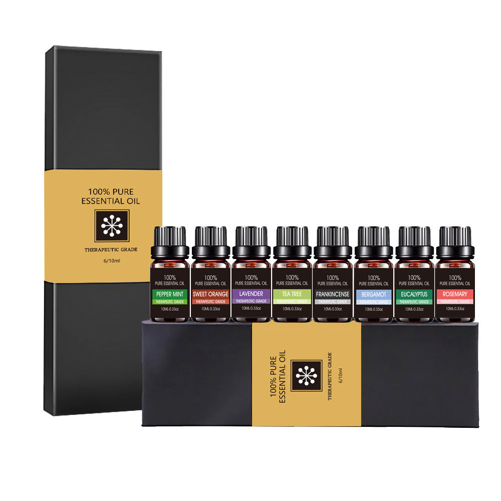 Organic Essential Oils Set Top Sale  Natural Therapeutic Grade Aromatherapy Oil Gift Kit For Diffuser 1619063483599