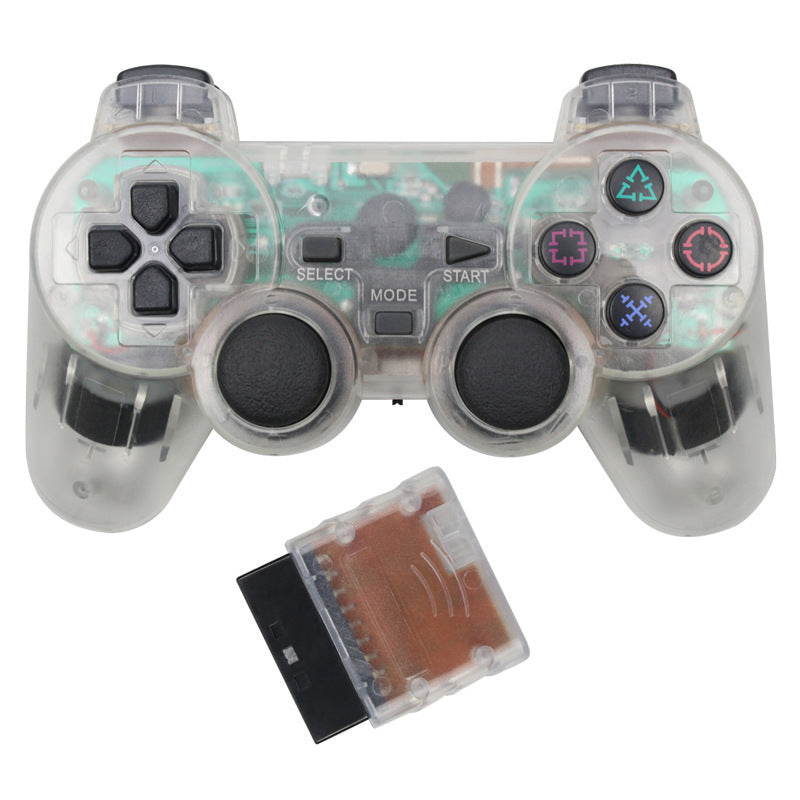 Factory Direct Sale PS2 Neutral Snowflake Key Universal Key Wireless Controller Naked 2.4G Game Controller 1619064171552