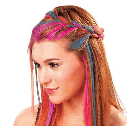 TV Hair Dye Tool Hot Huez One-Time Hair Dye Powder Color Hair Dye 4 Colors OPP Packaging 1619068137426