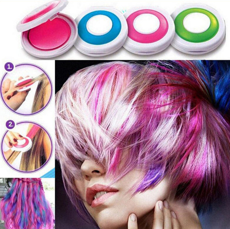 TV Hair Dye Tool Hot Huez One-Time Hair Dye Powder Color Hair Dye 4 Colors OPP Packaging 1619068137429