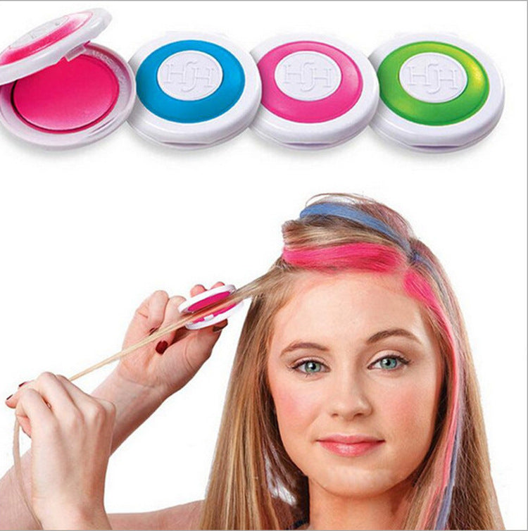 TV Hair Dye Tool Hot Huez One-Time Hair Dye Powder Color Hair Dye 4 Colors OPP Packaging 1619068137456