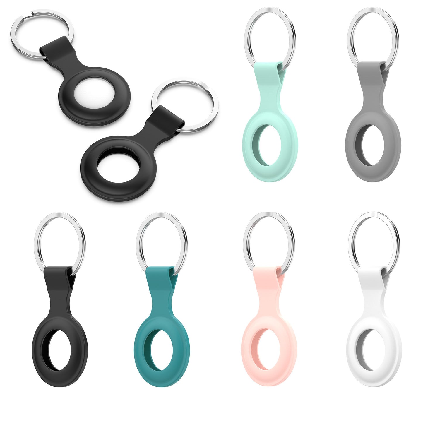 Compatible With Silica Gel Protective Sleeve Airtag Cases - 图片 6