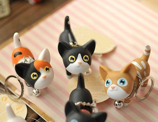 Cute Meow Doll Keyring Kate Cat Couple Keychain Kitty Keychain 1619164892203