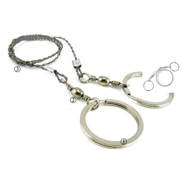 Portable Survival Wire Saw Wire Saw 4 Strands Of Steel Wire 360 Degree Rotation 1619177285513