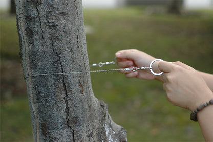 Portable Survival Wire Saw Wire Saw 4 Strands Of Steel Wire 360 Degree Rotation 1619177285517