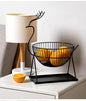 Homeware Creative Living Room Nordic Fruit Plate Basket Storage Basket Iron Art 1619179852566
