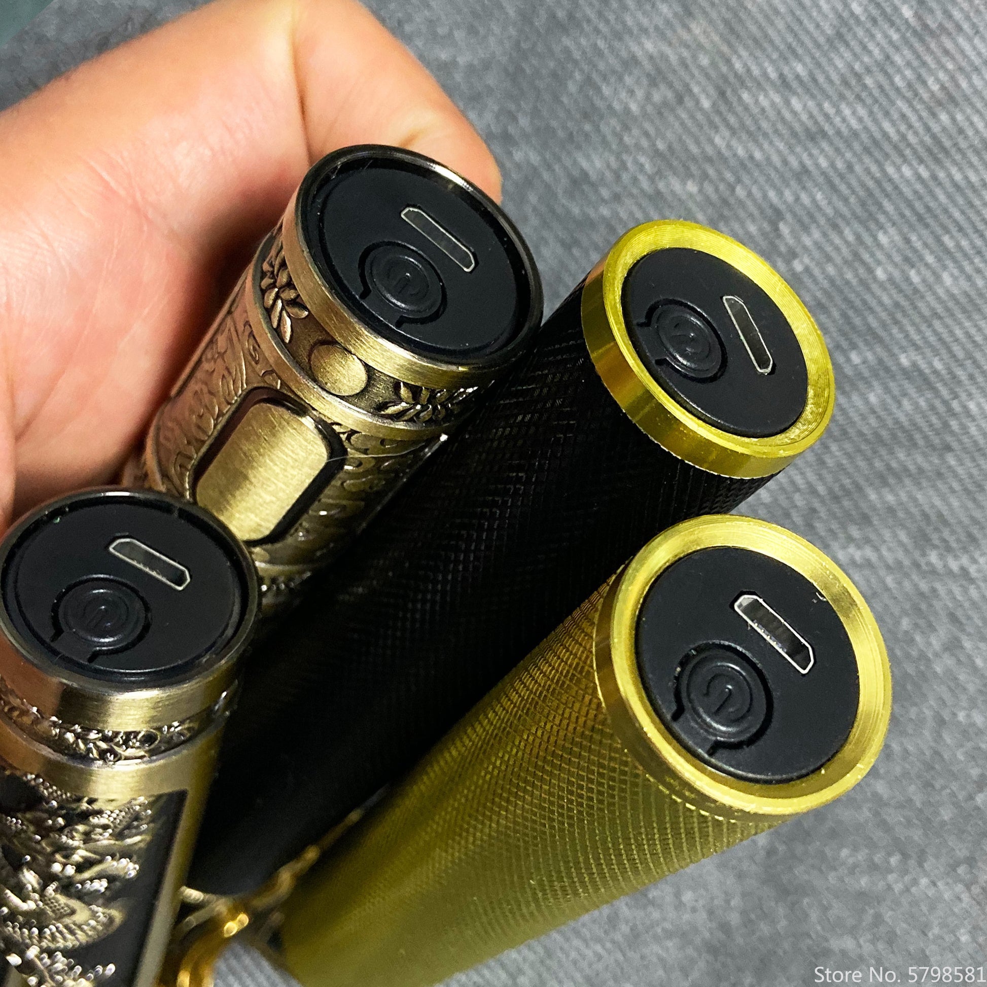 Electric Hair Clipper Oil head Electric hair Clipper LCD Display USB Engraving Buddha Head Retro T9 Scissors Power Generation