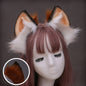 Hand Made Plush Celestial Fox Ear Headband Cute Girl Festival Party Cosplay Headdress Jewelry Props 1619233656234