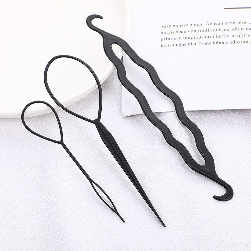 Braided Hair Travel Suit, Hair Disc, Hair Comb, Hair Extension Needle, Pattern Hairdressing Tool 1619236990863