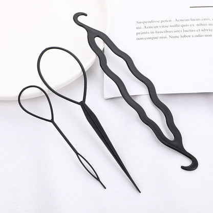 Braided Hair Travel Suit, Hair Disc, Hair Comb, Hair Extension Needle, Pattern Hairdressing Tool 1619236990863