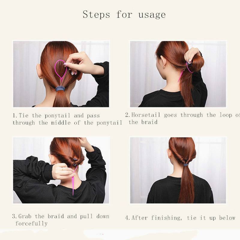 Braided Hair Travel Suit, Hair Disc, Hair Comb, Hair Extension Needle, Pattern Hairdressing Tool 1619236990868