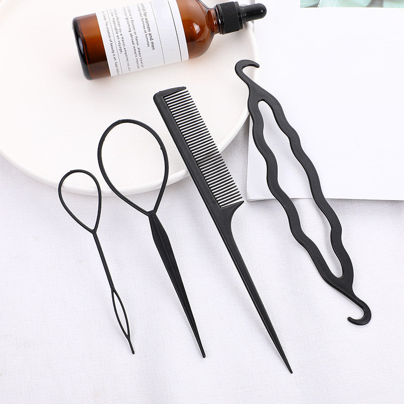 Braided Hair Travel Suit, Hair Disc, Hair Comb, Hair Extension Needle, Pattern Hairdressing Tool 1619236991151
