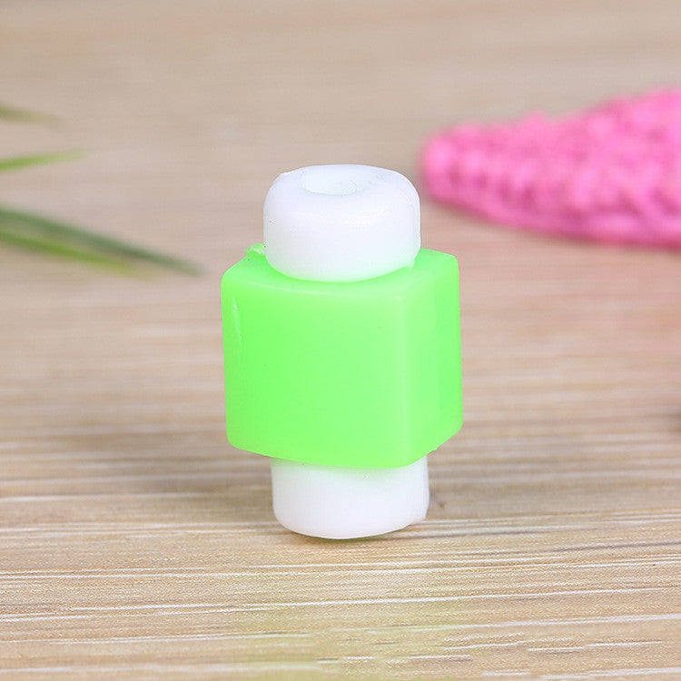 Mobile Phone Cable Protective Sleeve, Earphone Data Cable Charger Protector, Pure Color Anti-Broken Cable Winder Protection - 图片 5