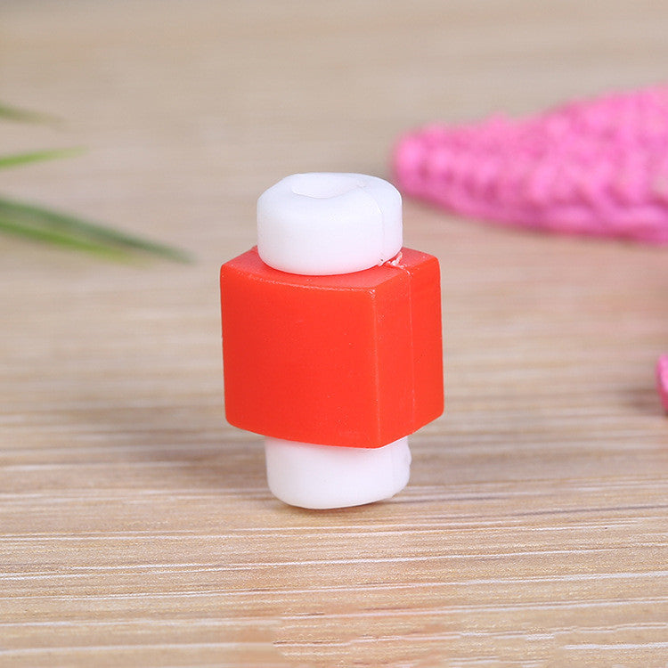 Mobile Phone Cable Protective Sleeve, Earphone Data Cable Charger Protector, Pure Color Anti-Broken Cable Winder Protection - 图片 2