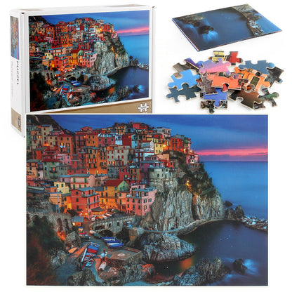 Paper Puzzle Island Villa Can Be Set Jigsaw Puzzle 1619247784098