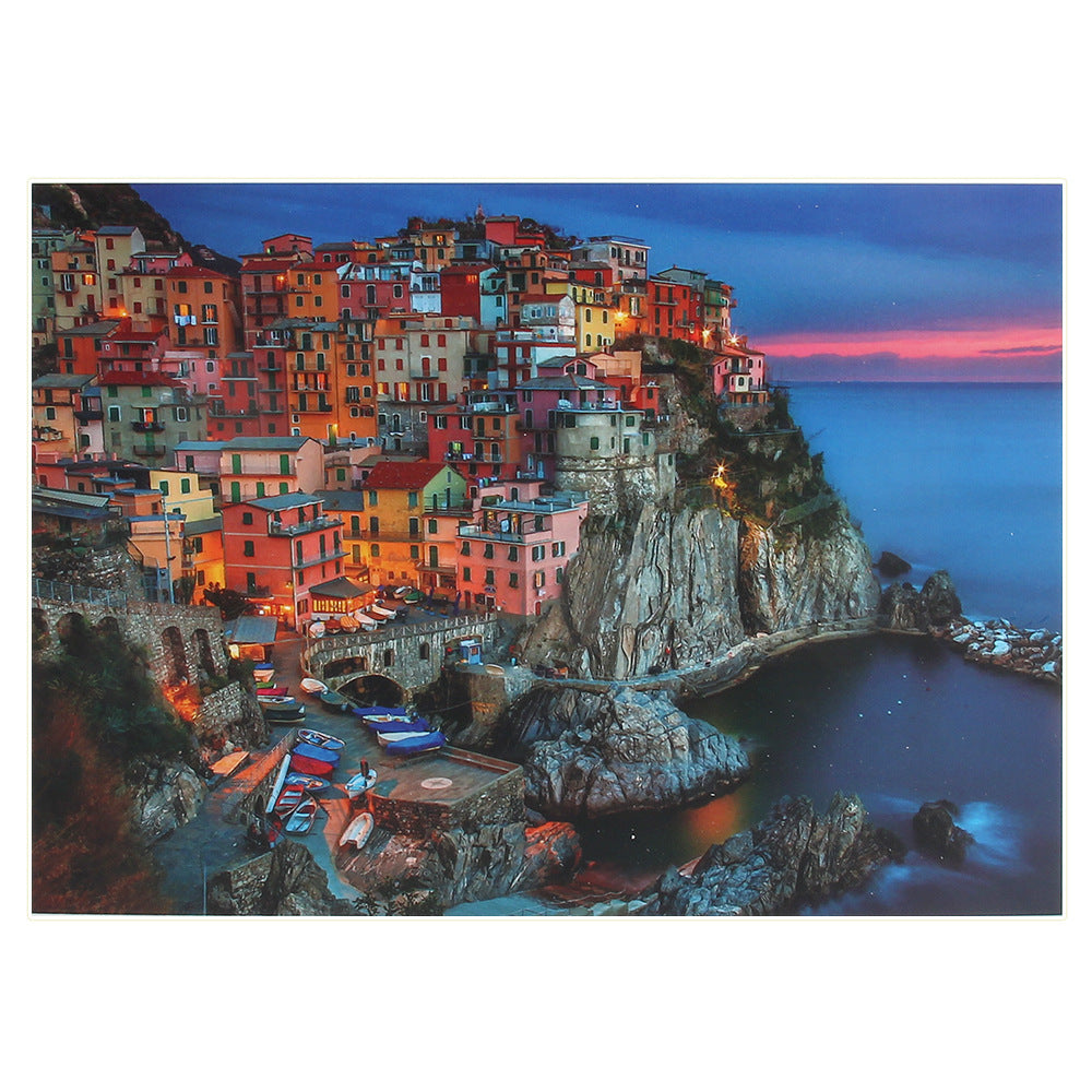 Paper Puzzle Island Villa Can Be Set Jigsaw Puzzle 1619247784104