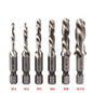 Cross-Border Hexagonal Shank Compound Tap High-Speed Steel Three-In-One Machine Tap Drill Bit Tapping Drill Integrated Spiral