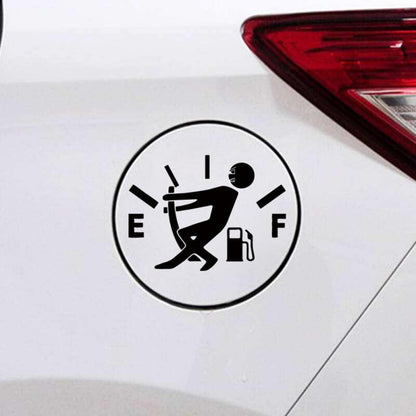 Funny Car Sticker Pull Fuel Tank Pointer Ef Fuel Tank  Car Sticker Fuel Tank Vinyl Sticker Decal 1619328902205