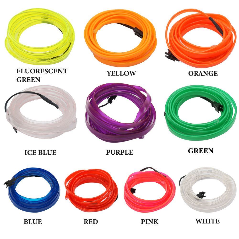 Car Interior Lighting El Cold Light Band Edge Wide Edge Car Atmosphere Lamp 1M2M3M 5M Luminous Line Set 1619335490211