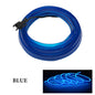 Car Interior Lighting El Cold Light Band Edge Wide Edge Car Atmosphere Lamp 1M2M3M 5M Luminous Line Set 1619335636110