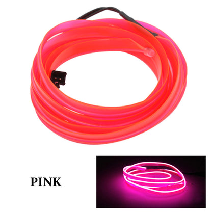 Car Interior Lighting El Cold Light Band Edge Wide Edge Car Atmosphere Lamp 1M2M3M 5M Luminous Line Set 1619335636122