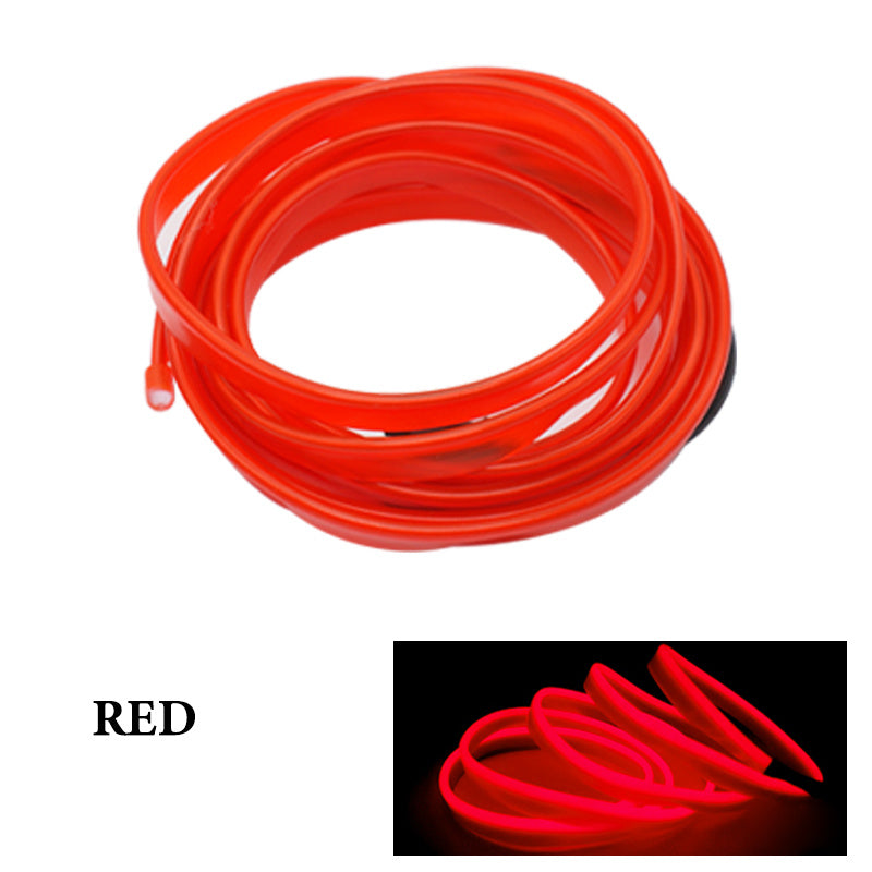 Car Interior Lighting El Cold Light Band Edge Wide Edge Car Atmosphere Lamp 1M2M3M 5M Luminous Line Set 1619335636405