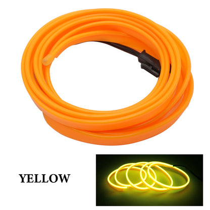 Car Interior Lighting El Cold Light Band Edge Wide Edge Car Atmosphere Lamp 1M2M3M 5M Luminous Line Set 1619335834247