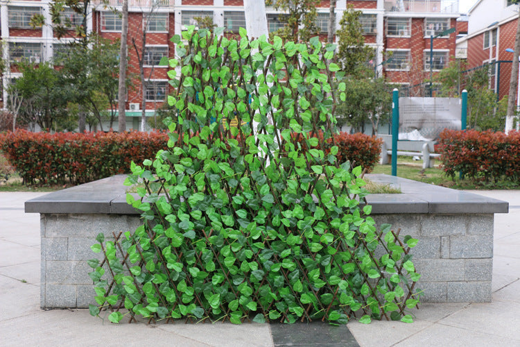 Simulation Fence Garden Outdoor Wooden Fence Plant Garden Fence Fence Fence Decorative Fence Telescopic Wooden Fence 16193441