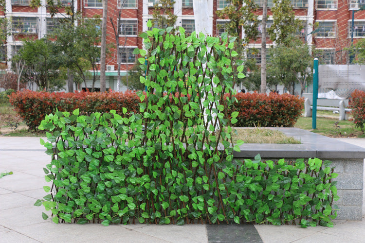 Simulation Fence Garden Outdoor Wooden Fence Plant Garden Fence Fence Fence Decorative Fence Telescopic Wooden Fence 16193441