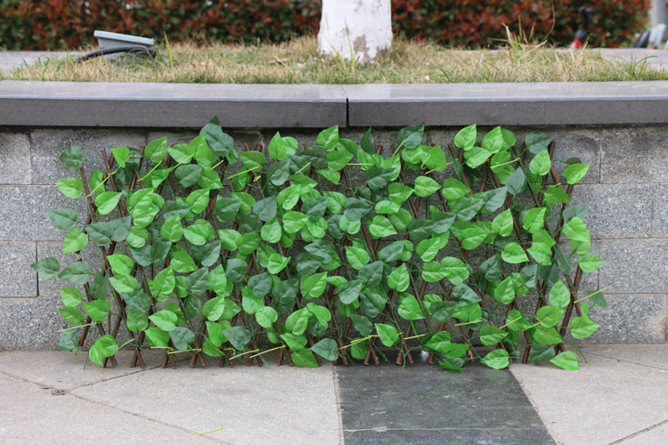 Simulation Fence Garden Outdoor Wooden Fence Plant Garden Fence Fence Fence Decorative Fence Telescopic Wooden Fence 16193441