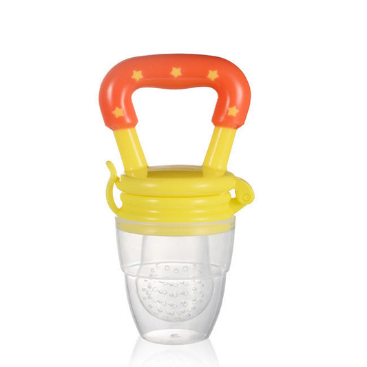 Baby Food Feeder with Pacifier Clip Holder Infant Baby Teether Fruit Feeder Pacifier Infant Food Pacifier Silicone Teething T